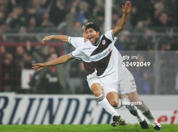 画像6: ザンクトパウリ 2004/05 アウェイ ユニフォーム モウラド・ボウニュア 選手実使用品 クラブ証明書付き Lサイズ STANNO