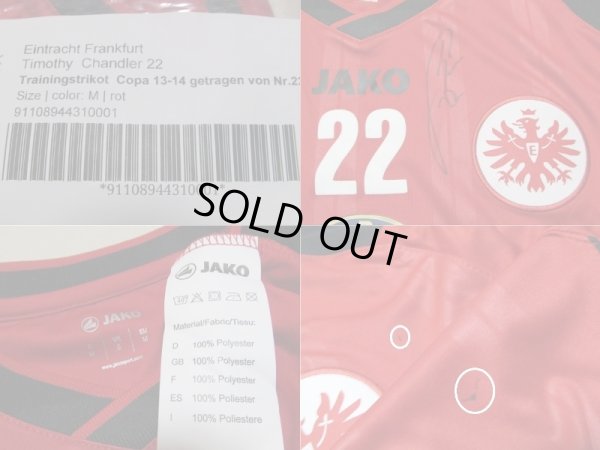 画像3: アイントラハト・フランクフルト13/14 ステファノ・チェロッティ　トレーニングシャツ　直筆サイン入り　選手実支給品