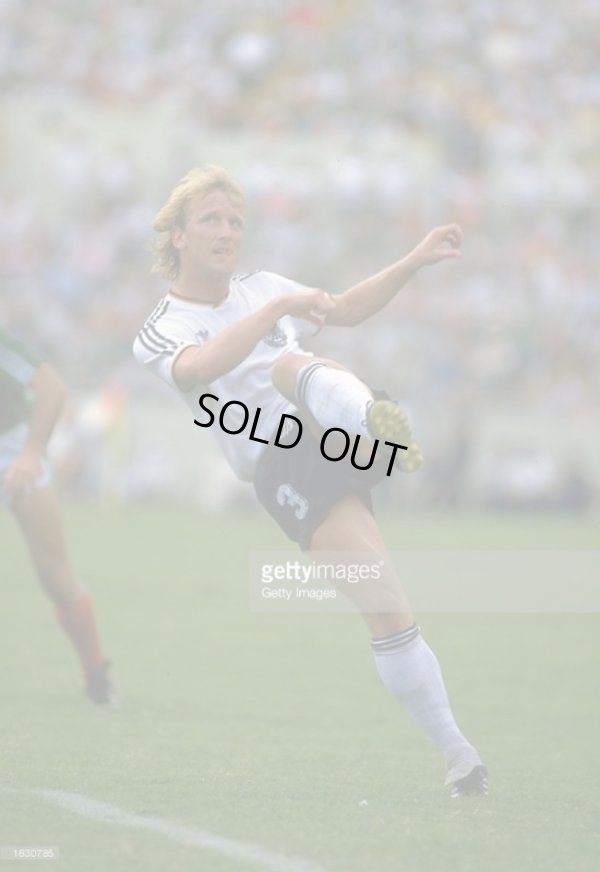 画像6: ドイツ代表86(H)#3(アンドレアス・ブレーメ)　ユニフォーム　デサント製　O　adidas