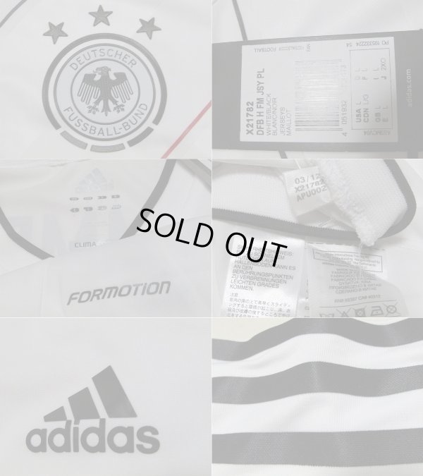 画像3: ドイツ代表 2012/13 ホーム ユニフォーム マッツ・フンメルス 選手用ストック放出品 Lサイズ adidas