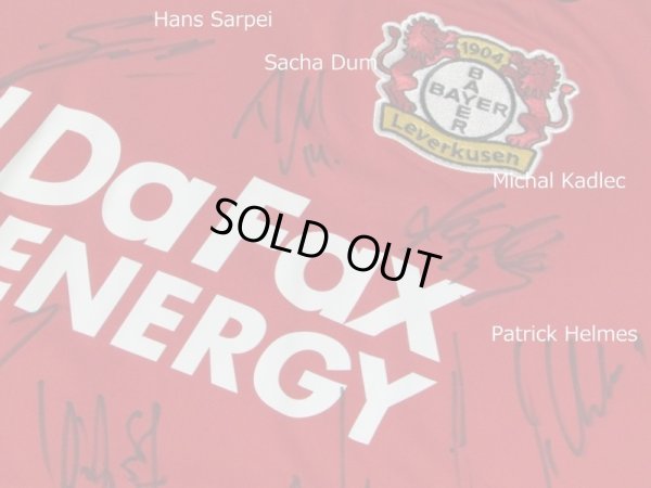 画像4: レバークーゼン 2008/10 ホーム ユニフォーム パトリック・ヘルメス 選手支給品  直筆サイン入り Lサイズ adidas