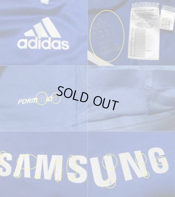 画像4: チェルシー 2008/09 CL ホーム ユニフォーム ジョー・コール 選手支給品 XLサイズ adidas