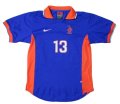 オランダ代表 1996/97 アウェイ ユニフォーム #13  選手用ストック放出品 Mサイズ nike