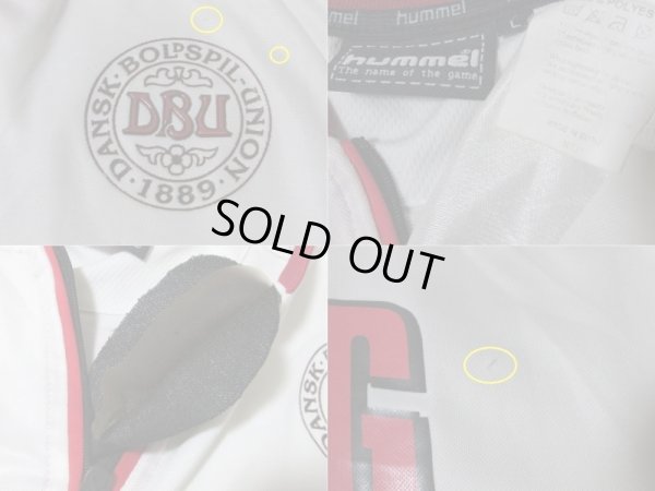 画像3: デンマーク代表 2001/02 アウェイ ユニフォーム トーマス・ヘルヴェグ Lサイズ hummel