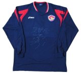ベガルタ仙台 2010/11 トレーニングシャツ #1 萩原達郎 選手支給品 直筆サイン入り  XOサイズ asics