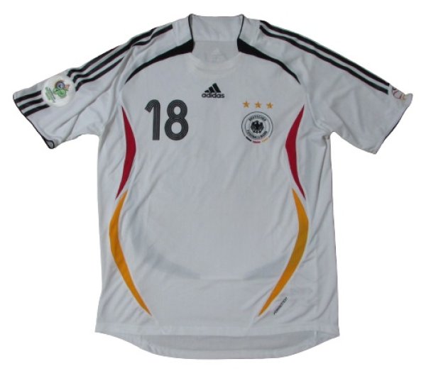 画像2: ドイツ代表 2005/07 ホーム ユニフォーム ティム・ボロウスキ 市販選手用(オーセンティック)  Lサイズ adidas