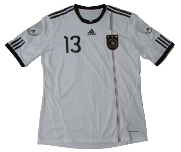 画像2: ドイツ代表 2010/11 ホーム ユニフォーム トーマス・ミュラー 選手支給品 XLサイズ adidas