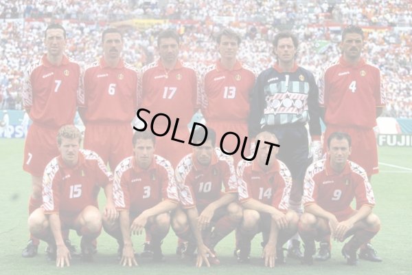 画像5: ベルギー代表 1994/96 ホーム ユニフォーム #6(ロレンツォ・スターレンス) Mサイズ diadra