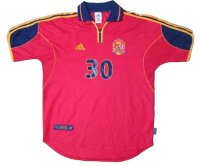 スペイン代表 1999/01 ホーム ユニフォーム  #30 Mサイズ adidas