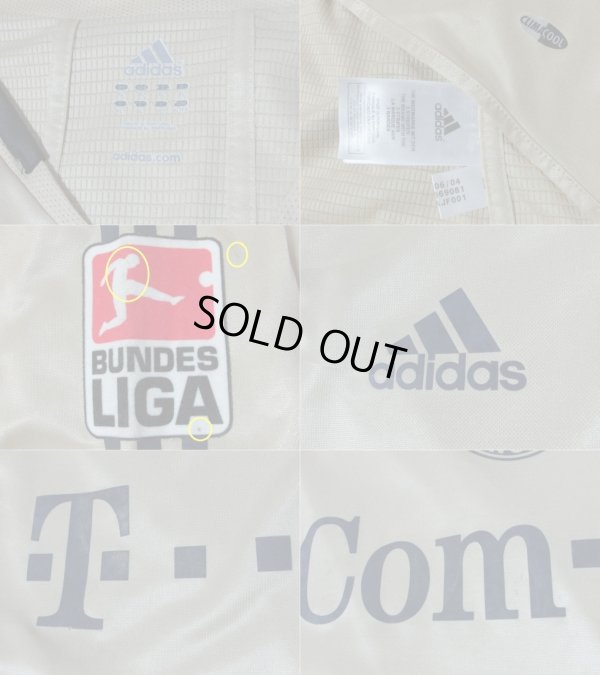 画像4: バイエルン・ミュンヘン 2004/05 アウェイ ユニフォーム ミヒャエル・バラック 選手支給品 XLサイズ adidas