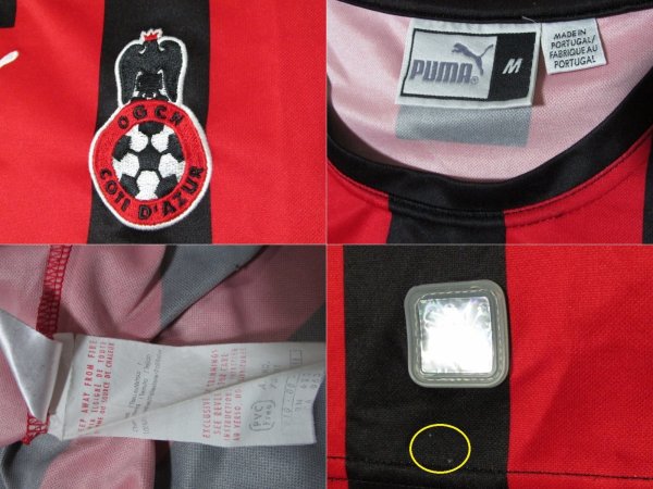 画像3: OGCニース 2004/05 ホーム ユニフォーム Mサイズ PUMA