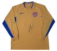 ベガルタ仙台 2007/08 練習試合用ユニフォーム #13 中島裕希 直筆サイン入り 選手支給品 Oサイズ asics