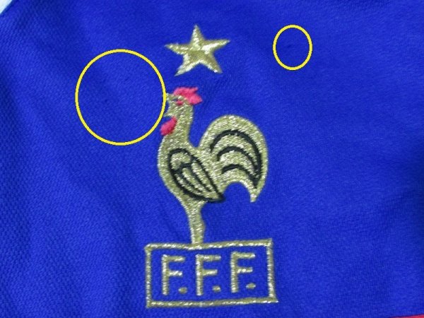 画像3: フランス代表 2000/02 ホーム ユニフォーム Mサイズ adidas