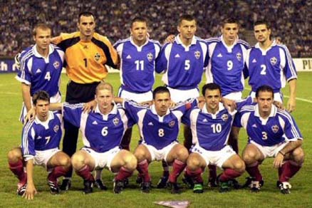 ユーゴスラビア代表 2000/01 ホーム ユニフォーム #6 Mサイズ adidas