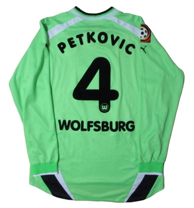 ヴォルフスブルク 2001/02 ホーム ユニフォーム ドゥシャン・ペトコビッチ 選手支給品 XXLサイズ puma