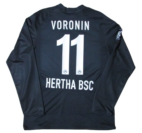 ヘルタ・ベルリン 2008/09 UEFA cup アウェイ ユニフォーム アンドレイ・ヴォロニン 選手用ストック放出品 Lサイズ nike