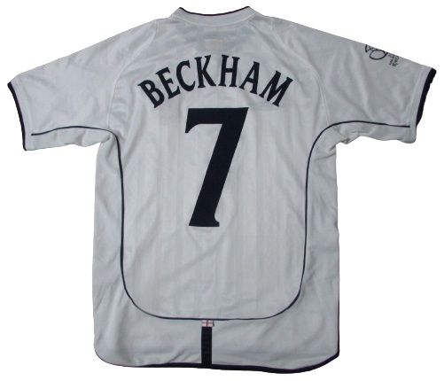 イングランド代表 2001/03 ホーム ユニフォーム デビッド・ベッカム Mサイズ umbro