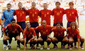 画像4: スペイン代表 2004/05 ホーム ユニフォーム  Mサイズ adidas