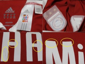 画像4: バイエルン・ミュンヘン０５/０６（Ｈ)ロイ・マカーイ　選手支給品（マーキング違い）