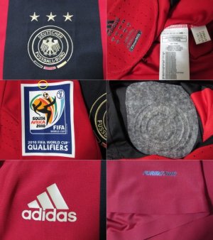 画像3: ドイツ代表 2008/09 アウェイ ユニフォーム フィリップ・ラーム 選手支給品 Lサイズ adidas 送料無料