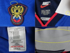 画像3: ロシア代表 1998/00 アウェイ ユニフォーム #3 選手支給品 XLサイズ nike　