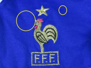 画像3: フランス代表 2000/02 ホーム ユニフォーム Mサイズ adidas