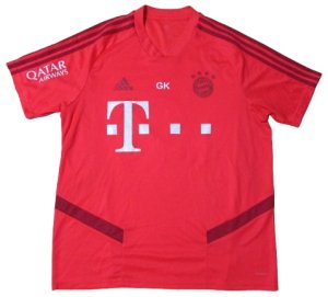 画像1: バイエルン・ミュンヘン 2019/20 トレーニングシャツ スタッフ支給品 Lサイズ adidas