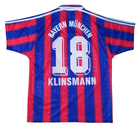 バイエルン・ミュンヘン 1995/97 ホーム ユニフォーム ユルゲン・クリンスマン Ｍサイズ adidas