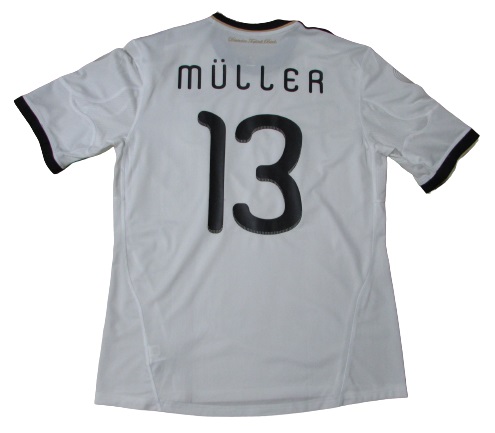【レア】サッカー　ドイツ代表　ミュラー　ゲームシャツ　ユニフォーム　アディダス